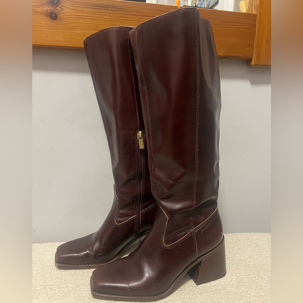 Vince Caputo Sangetti Wide-Calf Knee High Boots
